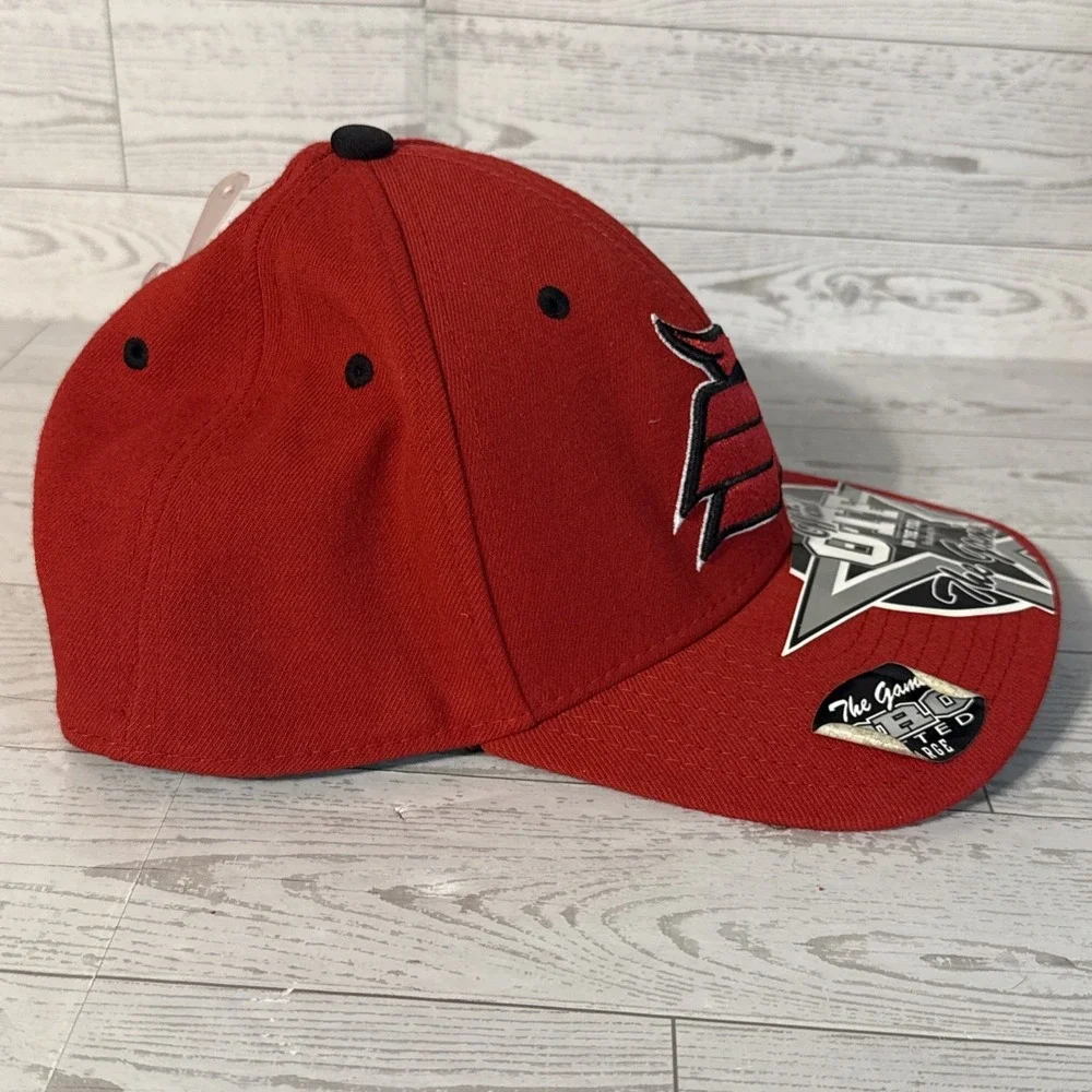 Louisville Cardinals Hat Men Large Red Wool Blend The Game Pro Fitted A-flex OTF